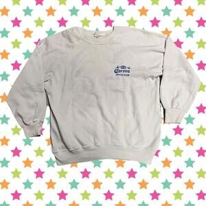 Vintage 90s Corona Beach Club Sweater with chest hit and back print
